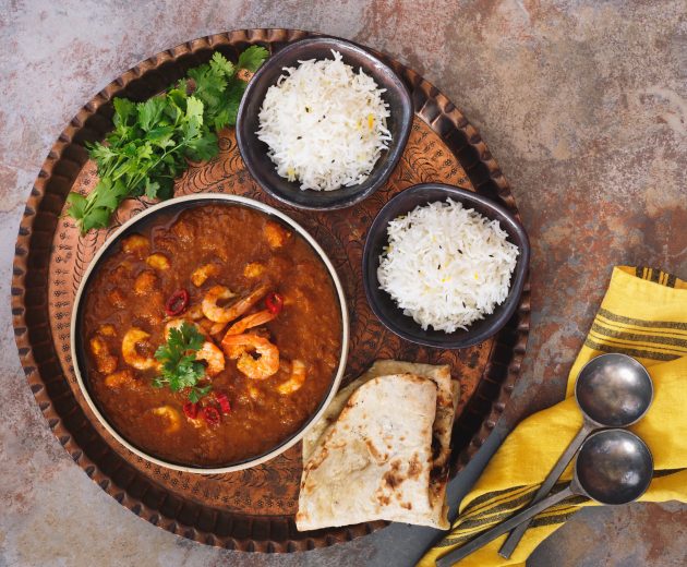 Curry,Shrimp.,Spicy,Mixture,Of,Tomato,And,Masala,Spices,With Curry,Shrimp.,Spicy,Mixture,Of,Tomato,And,Masala,Spices,With